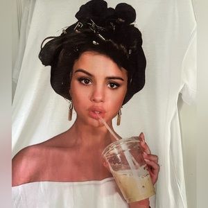 Selena Gomez Revival Tour Graphic White Tee